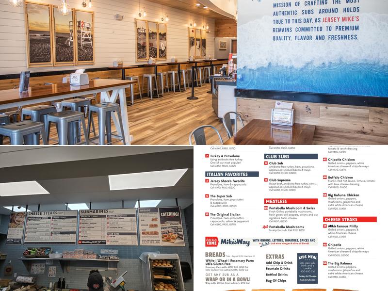 Jersey Mike's Subs Menu