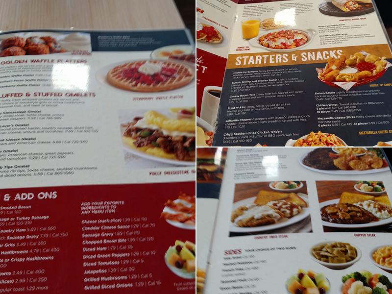 Huddle House Menu