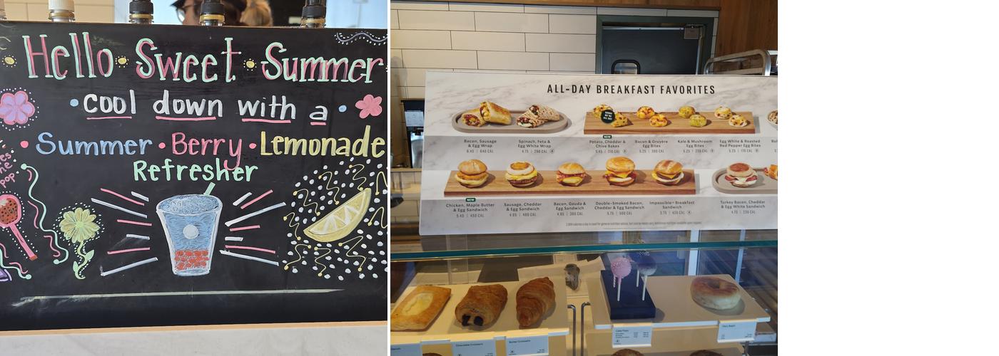 Starbucks Menu