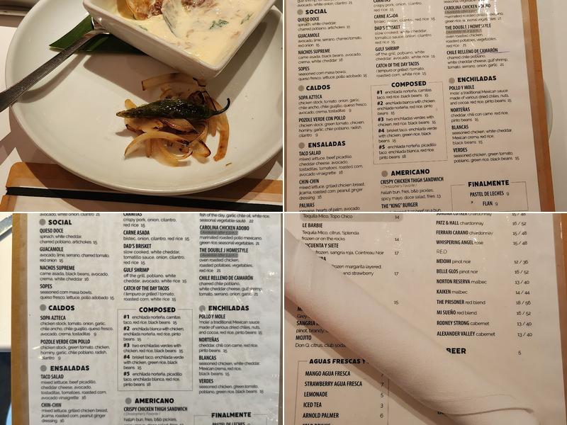 Doce Mesas Menu