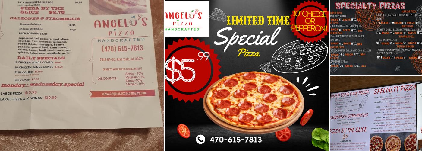 ANGELOS PIZZA - RIVERDALE Menu