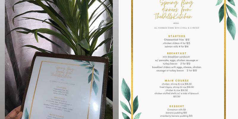 TheDollsKitchen Menu