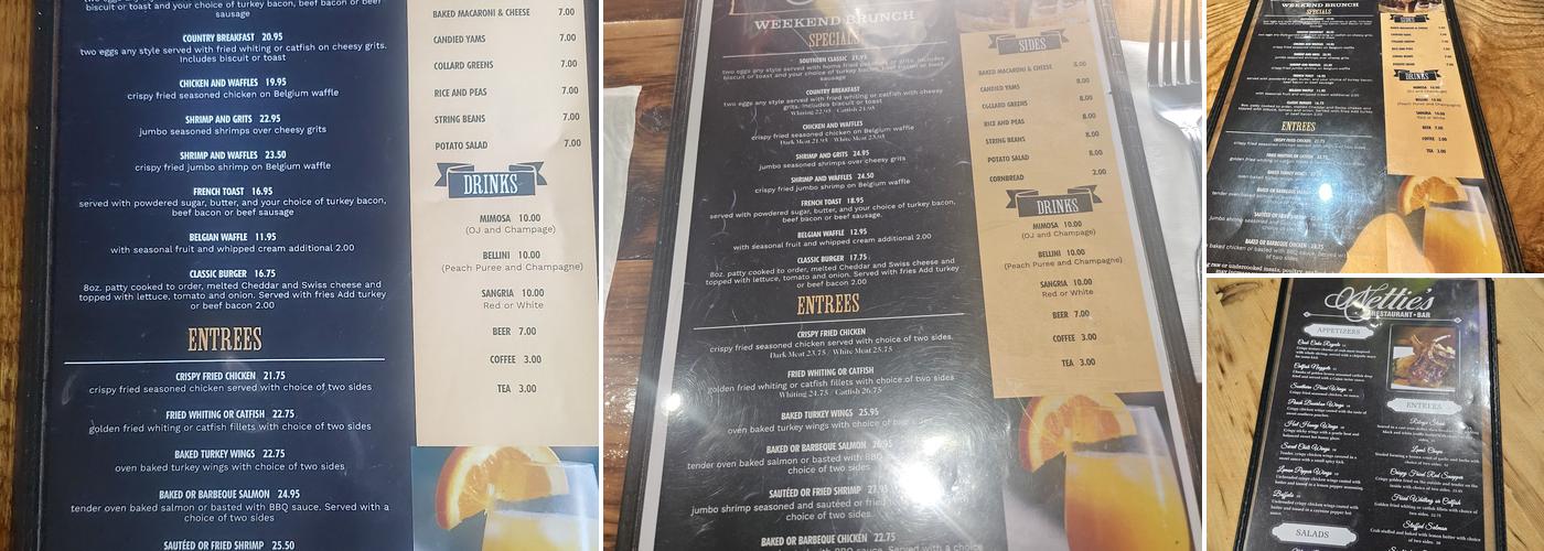 Nettie's Restaurant Menu