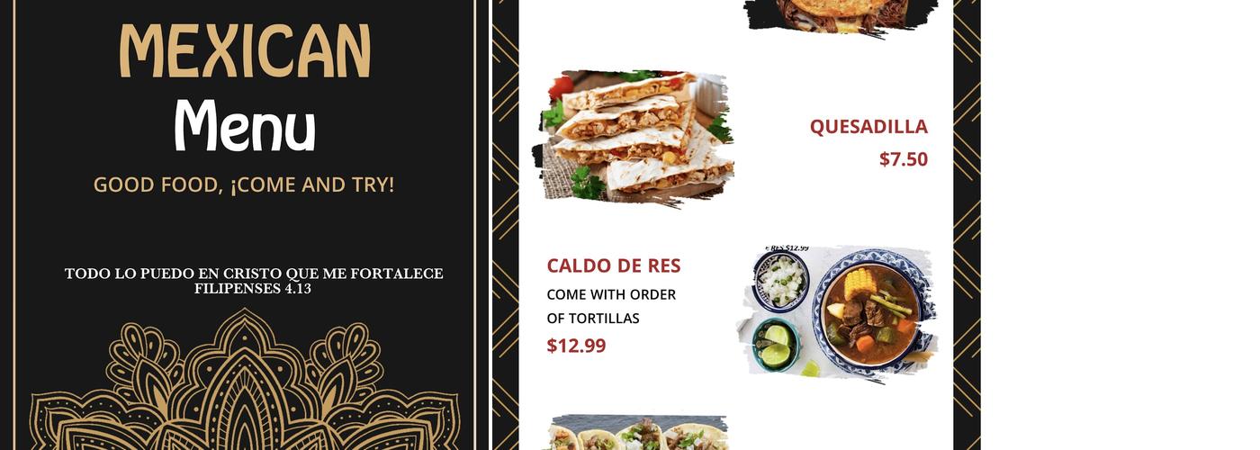 Los Olivos Hot Food and Market Menu