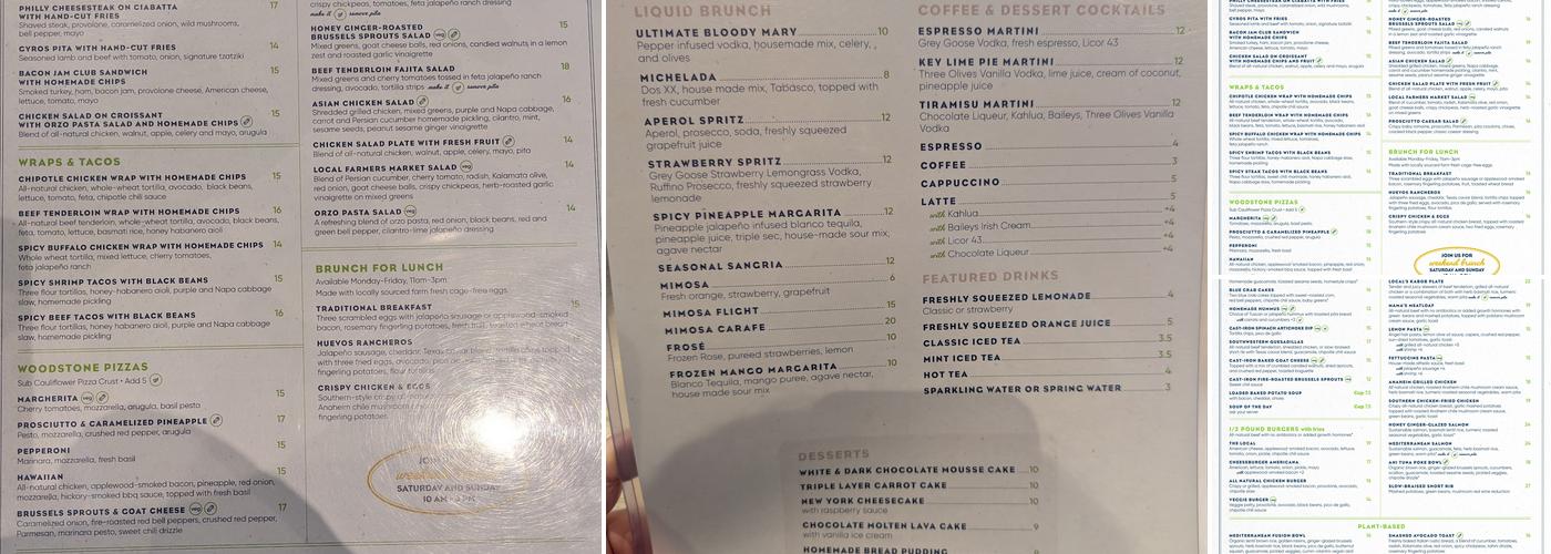 Local Table Menu