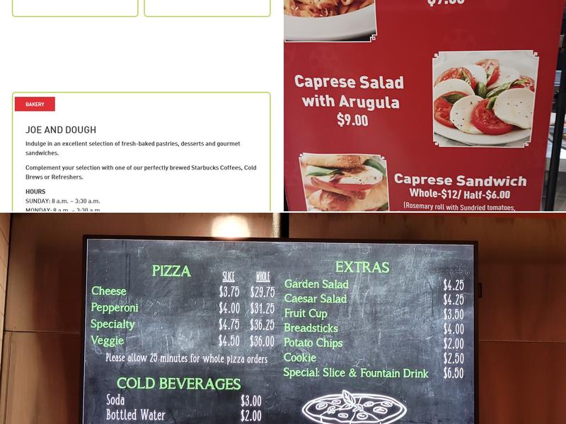 Mercato Menu