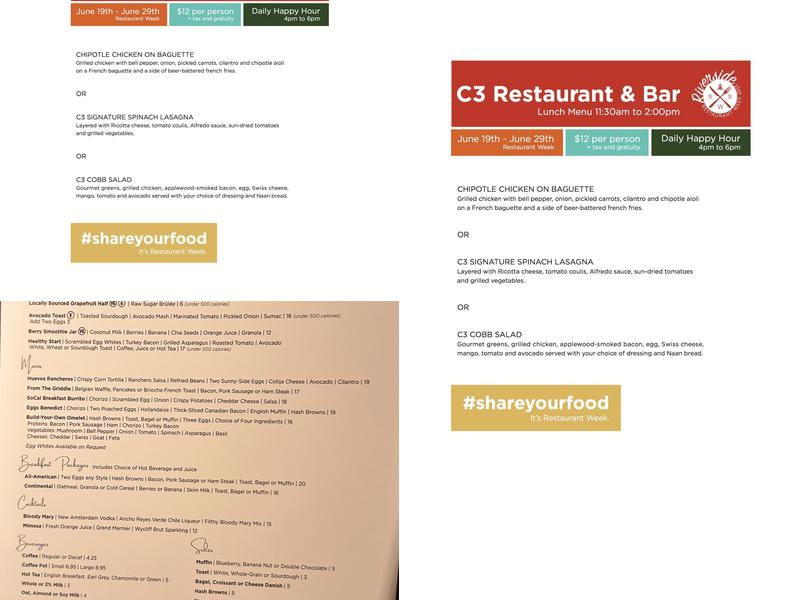 C3 Restaurant Menu
