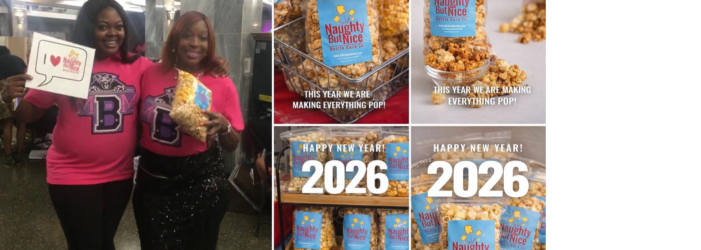 Naughty But Nice Kettle Corn Co. Menu