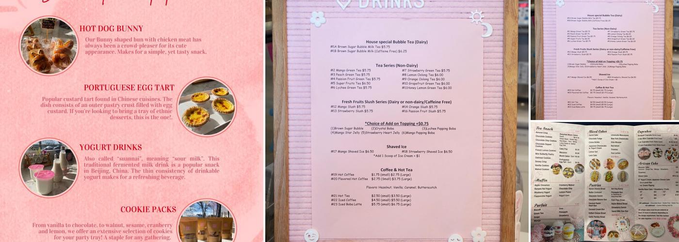 The One Bakery Menu