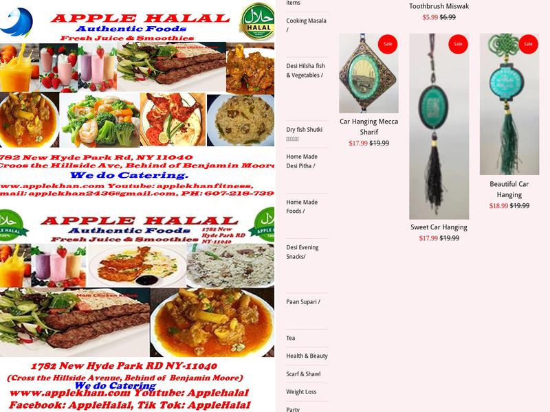 APPLE HALAL Menu