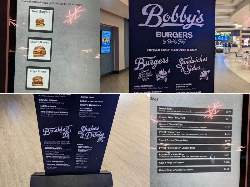 Bobby's Burgers by Bobby Flay Menu