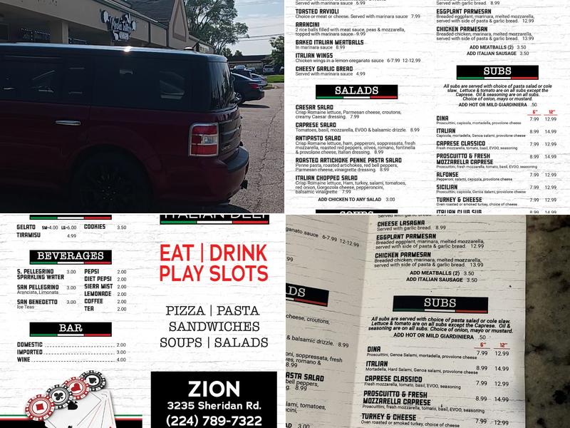 Dina's Italian Deli Menu