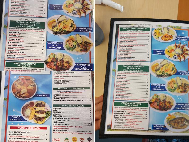 Ceviche crazy restaurant Menu