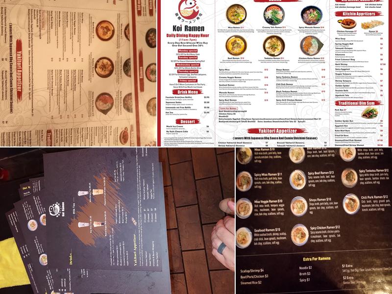 Koi Ramen&sushi Menu