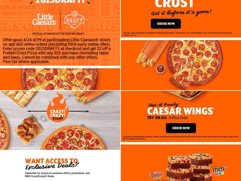 Little Caesars Pizza Menu