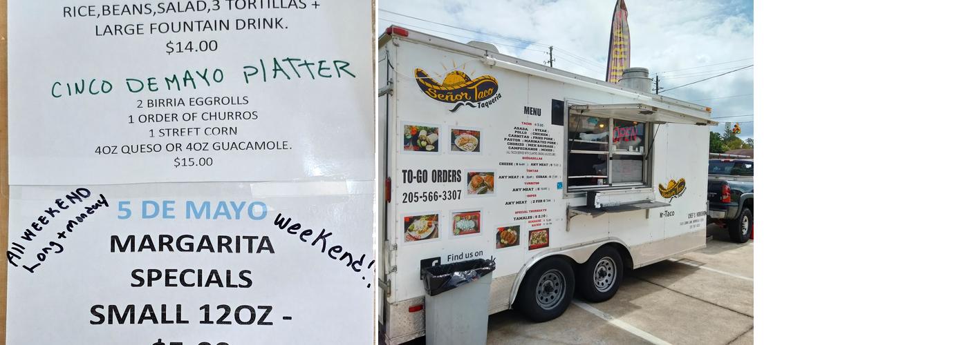 Señor Taco Menu