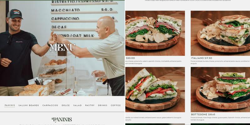 Il Bottegone Menu
