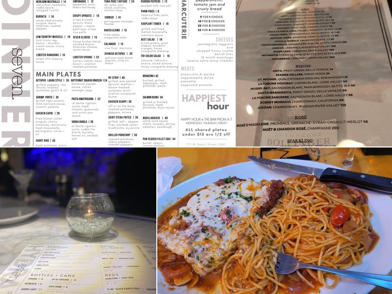 Seven Menu