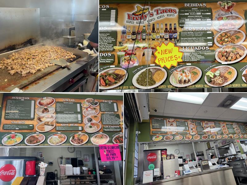 Fredy's Tacos Menu