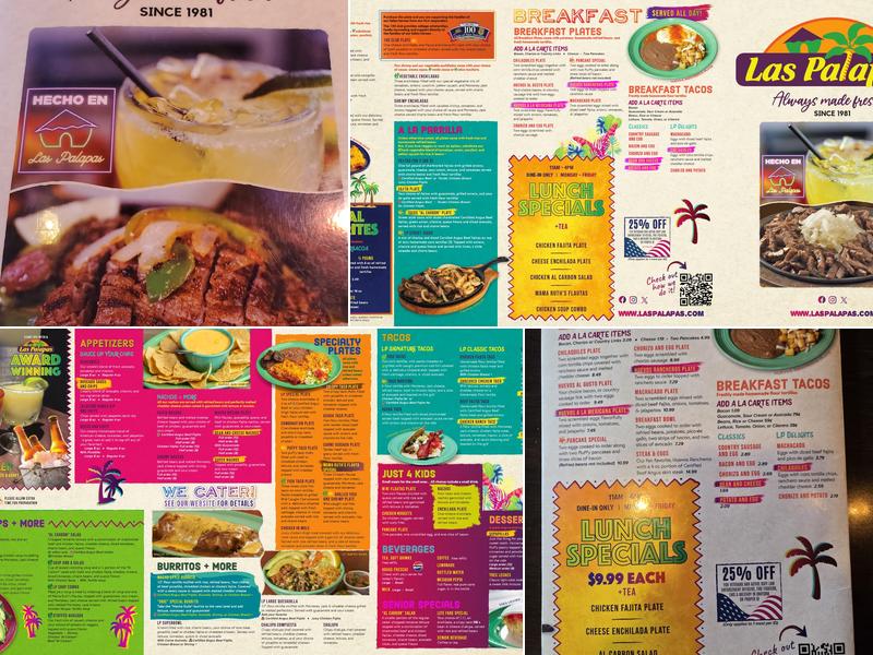 Las Palapas - SE Military Menu