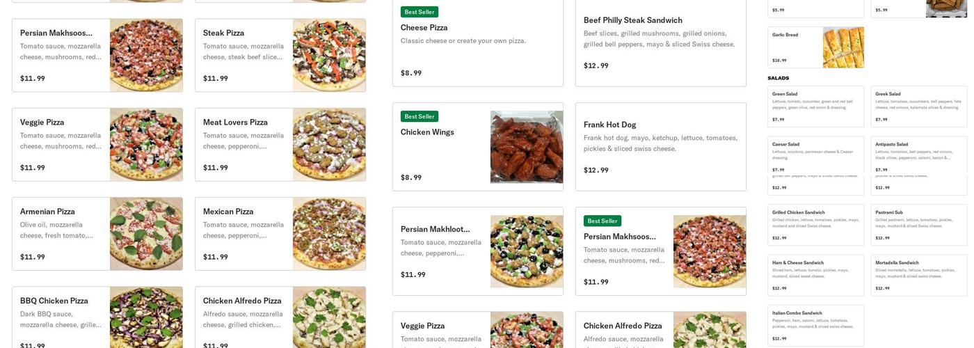 Pizza Man Burbank Menu