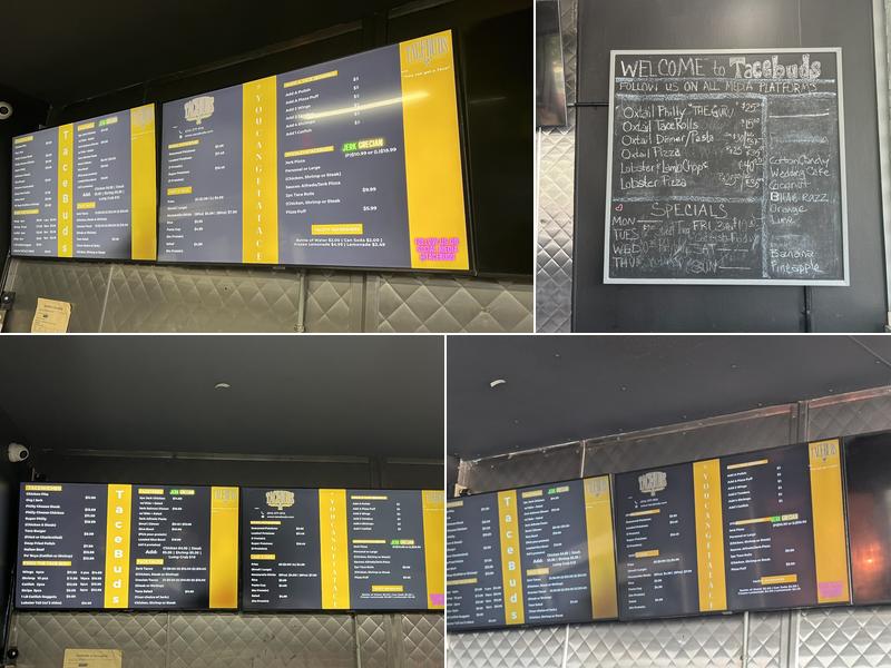 Tacebuds Menu