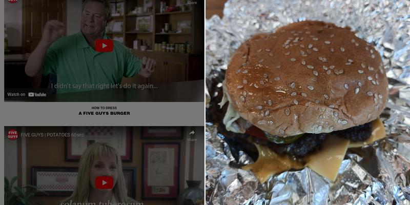 Five Guys Menu