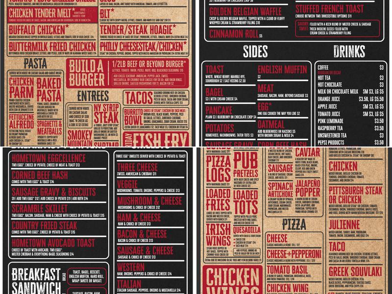Hometown Bar and Grill Menu