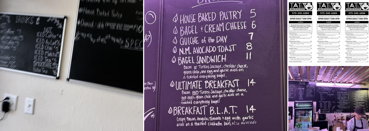 Taty at the Bump Menu