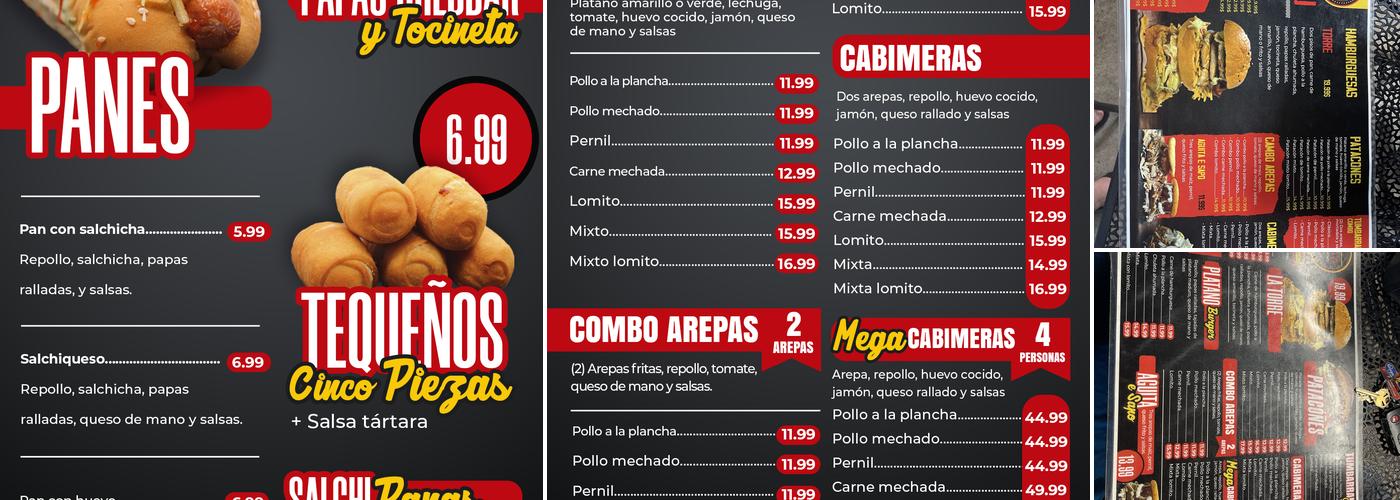 Sazon Maracucho Menu