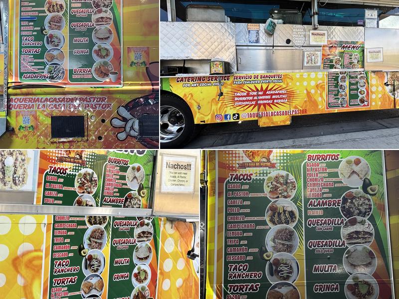 Taqueria La Casa Del Pastor Menu