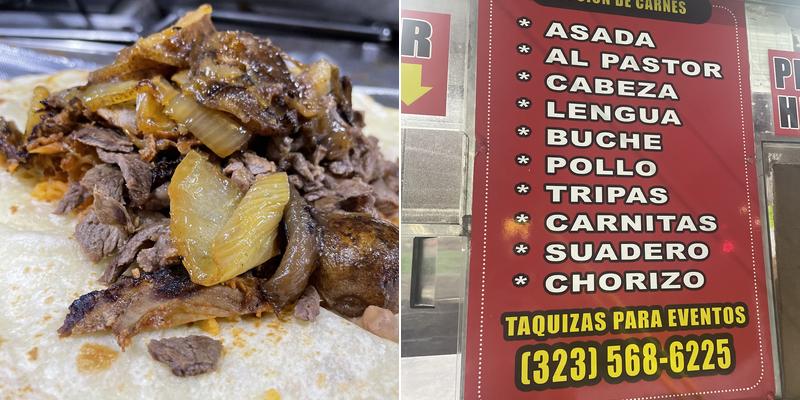 Tacos Los Gueros LA Menu