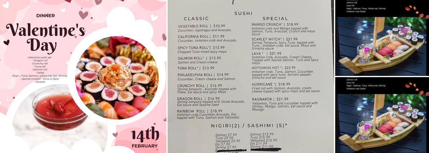 476 Eatery Menu