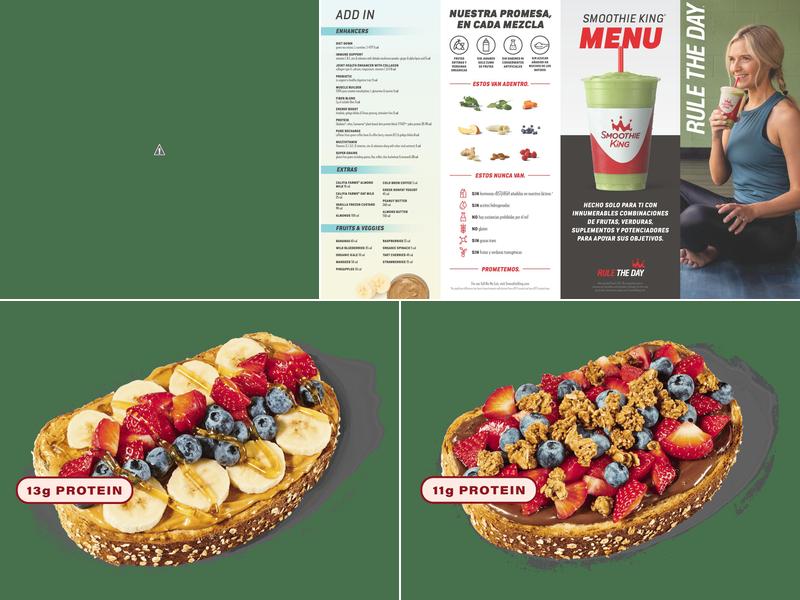 Smoothie King Menu
