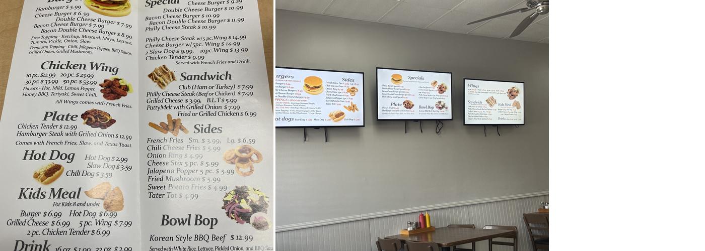 The Spot Menu