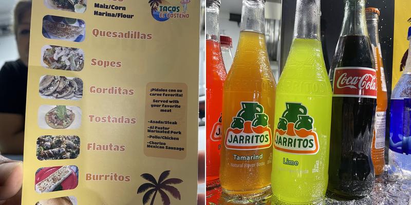 Tacos El Costeño Menu