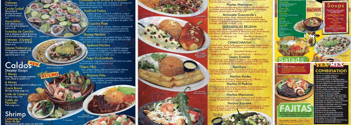 Guacamole's Mexican Grill and Cantina Menu