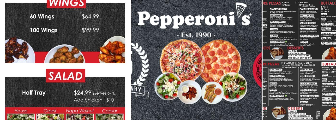 Pepperoni's - Houston Heights Menu