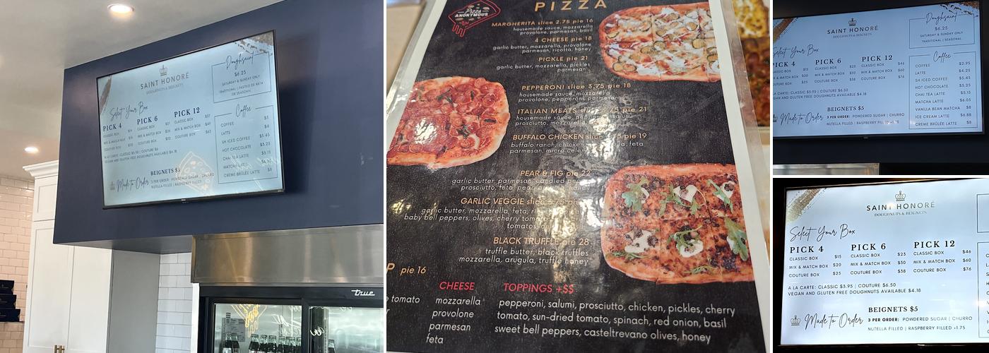 Saint Honoré Doughnuts & Beignets Menu