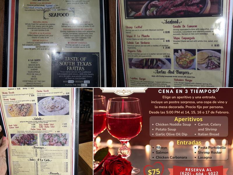 La Casa Del Pastor Menu