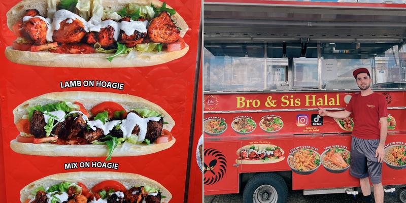 Bro & Sis Halal food cart Menu
