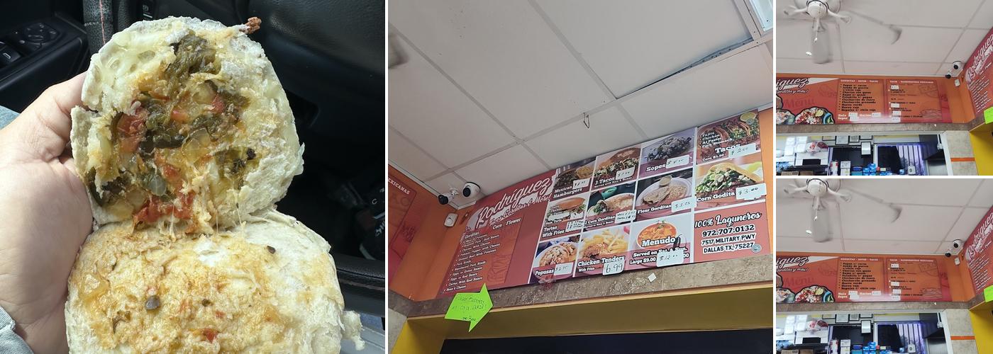 Gorditas La Comarca Menu