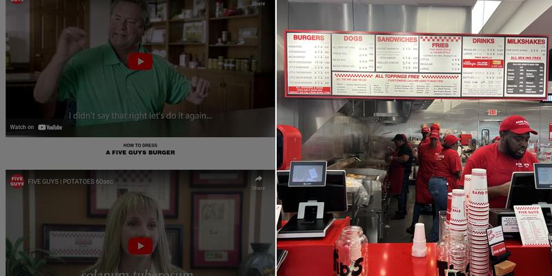 Five Guys Menu