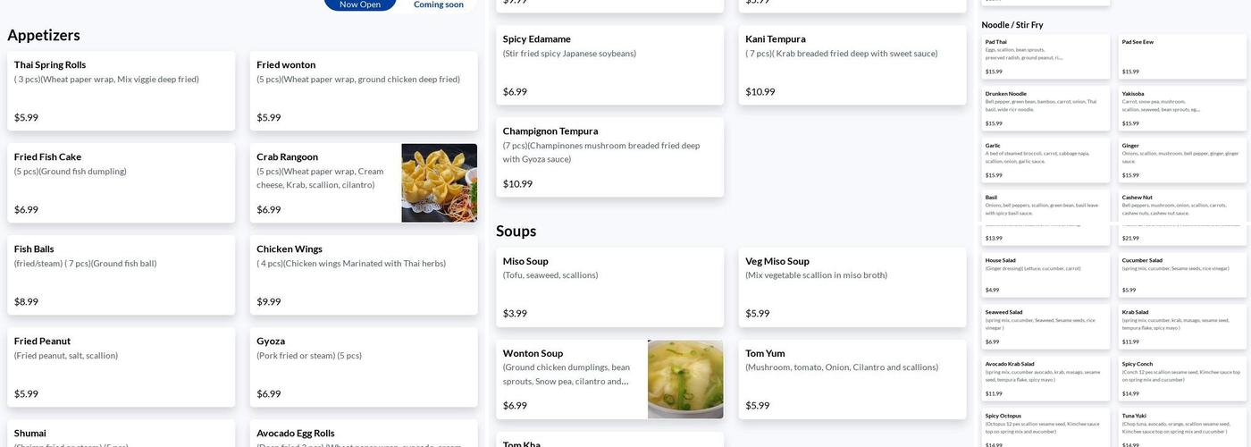 Sushi Ramen Late Night Menu