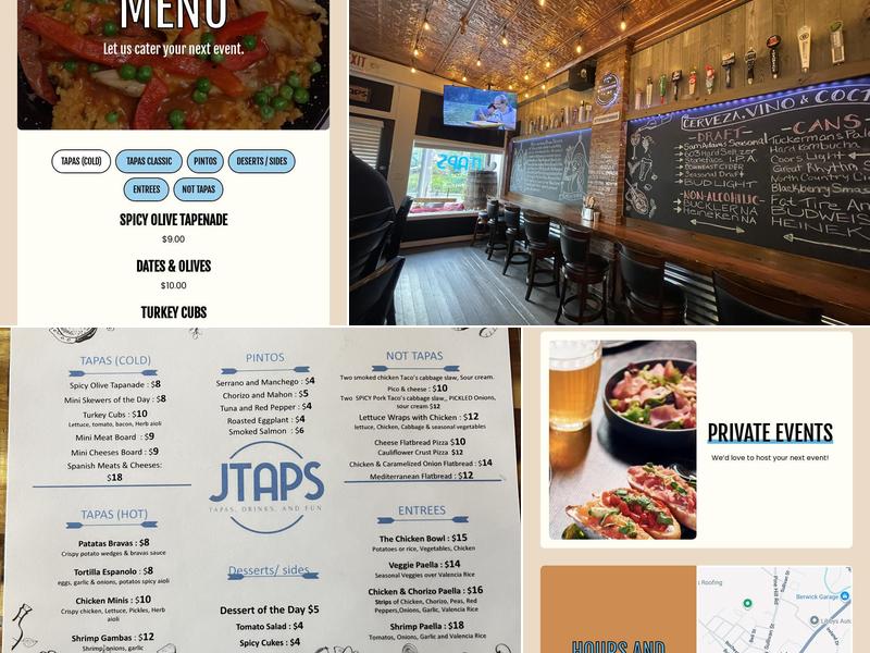 JTAPS Menu