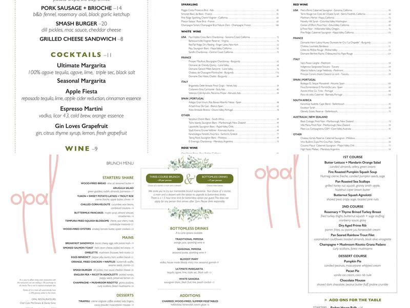 Opal Menu