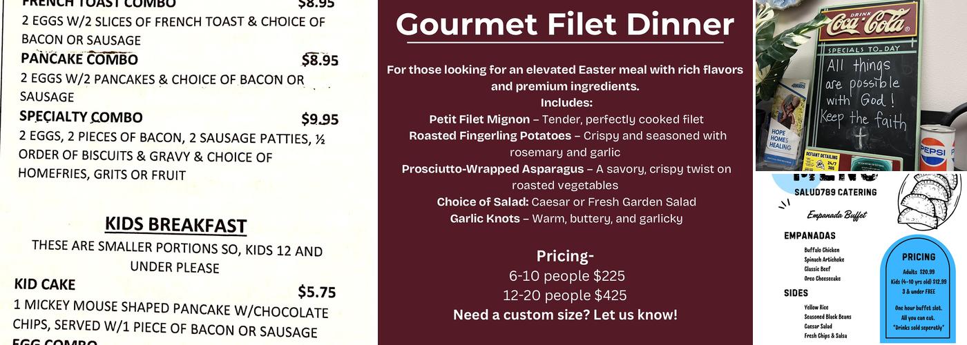 MISSION KITCHEN Menu