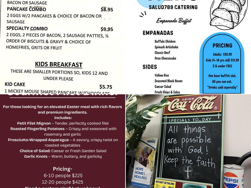 MISSION KITCHEN Menu