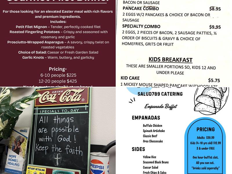 MISSION KITCHEN Menu