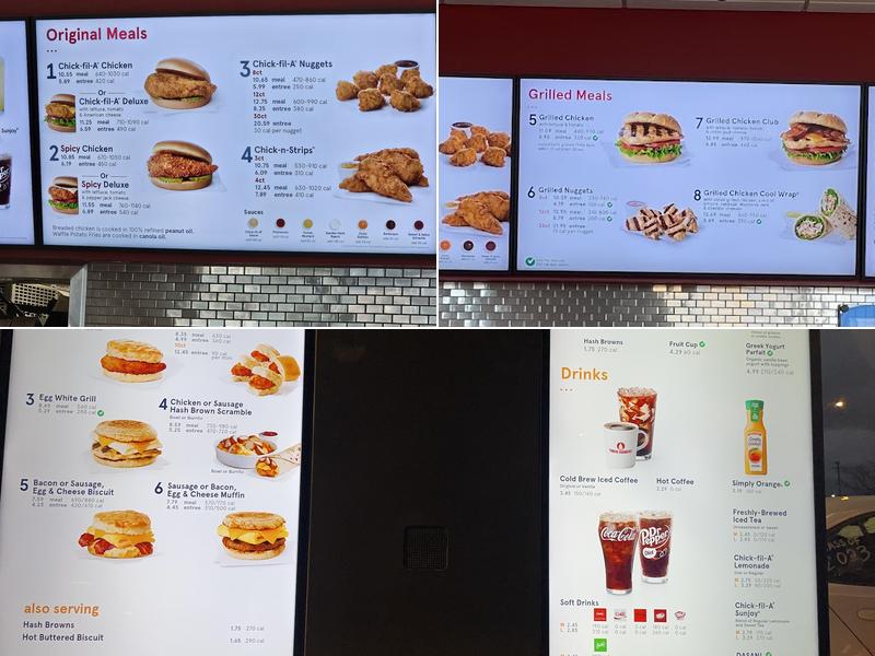 Chick-fil-A Menu